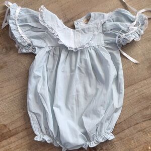 Light Blue Ruffled Bubble